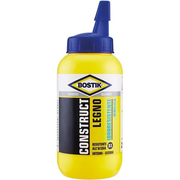 bostik colla per legno  idroresistente ideale per interno/ esterno 250 g