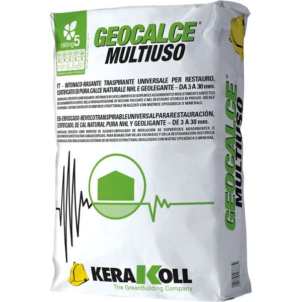 tecnomat intonaco geocalce multiuso 25 kg base calce naturale per intonaco e rasatura