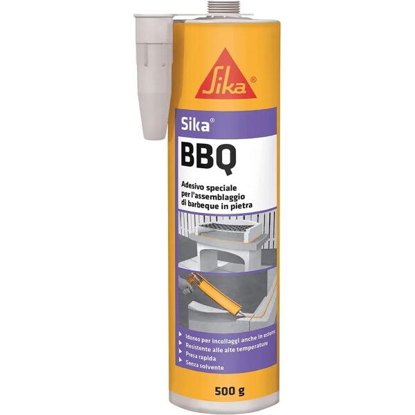 tecnomat adesivo sika per assemblaggio bbq 500ml resistente alte temperature presa rapida