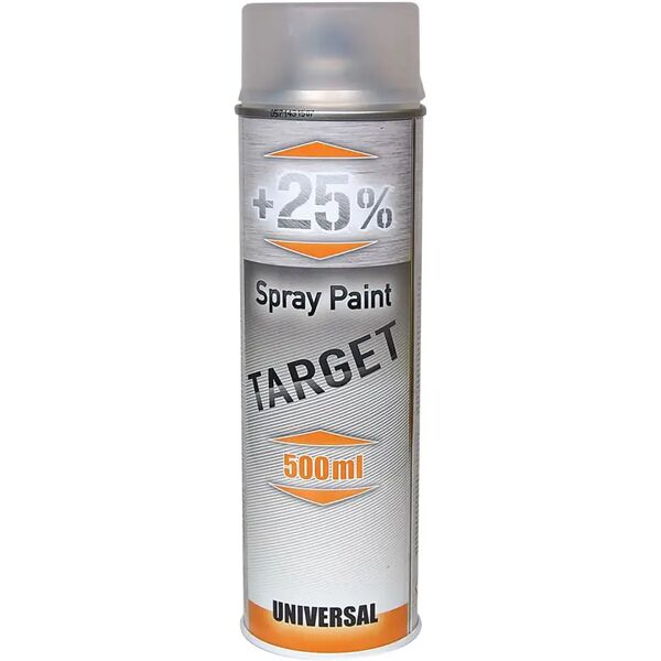 motip smalto spray sintetico  target trasparente opaco 500 ml 2,5 - 3,5 m² con 1 l