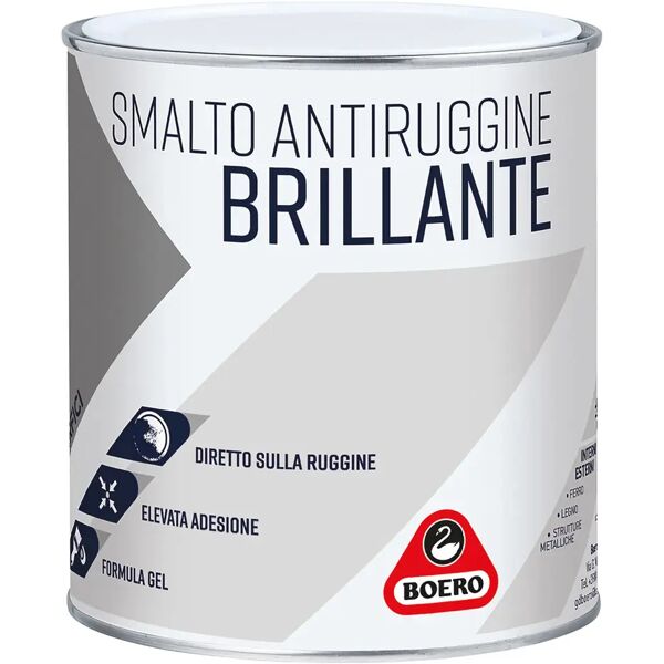 boero smalto antiruggine gel  brillante verde imperiale 0,75 l esterno 9-11 m² con 1 l