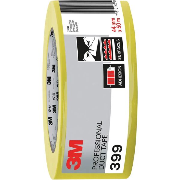 3m nastro riparazione  399 44mm x 50m giallo superfici ruvide  resistente acqua e uv