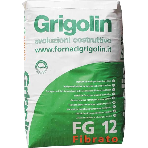 tecnomat intonaco grigolin fg12 fibrato 25 kg