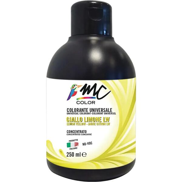 tecnomat colorante universale mc color 250 ml giallo limone concentrato no voc