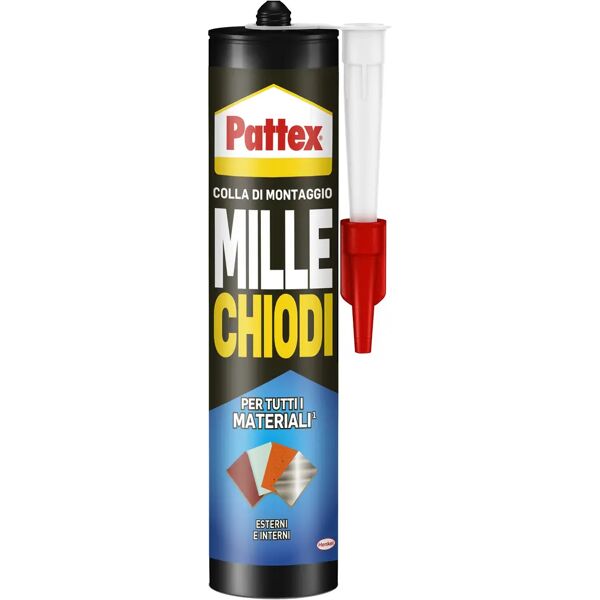 pattex millechiodi  water resistant 450 g adesivo di montaggio bianco per condizioni estreme