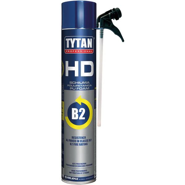 tytan schiuma poliuretanica  hd 02 750ml mutliuso manuale con valvola richiudibile