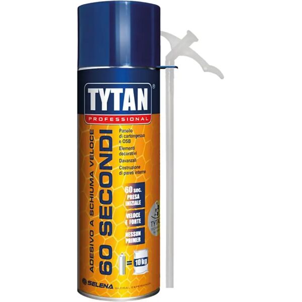 tytan adesivo a schiuma veloce  300ml 60 secondi manuale per pannelli osb e cartongesso