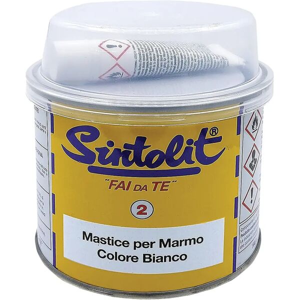 sintolit stucco marmo e ceramica  375 ml bianco bicomponente