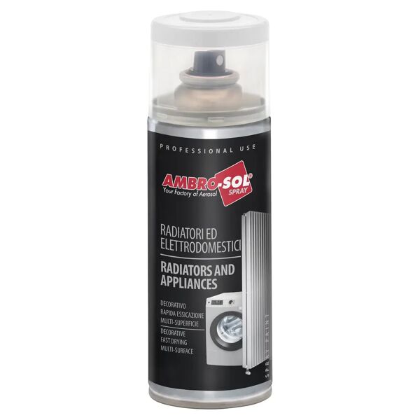 ambrosol smalto spray  per radiatori ral 1013 400 ml 5 m² con 1 l