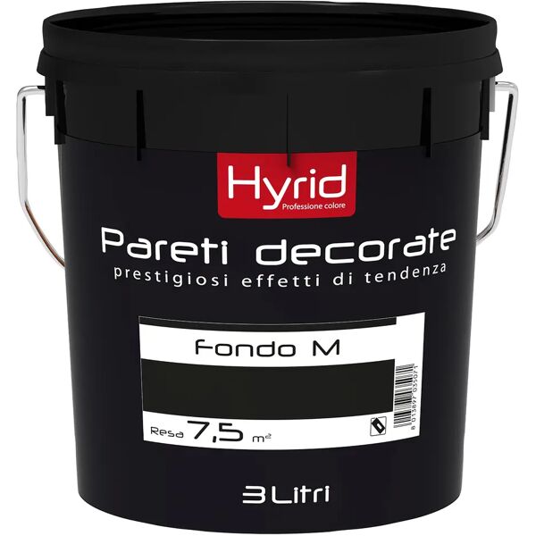 hyrid by covema fondo preparazione materico hyrid 3 lt per effetti decorativi