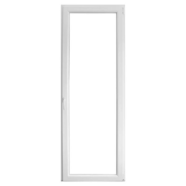 tecnomat porta finestra in pvc bianca 1anta l80xh220 cm destra destra 80x220 cm (lxh)
