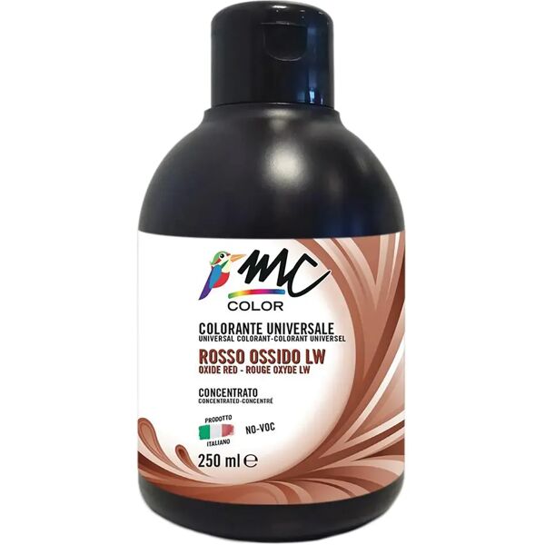 tecnomat colorante universale mc color 250 ml rosso ossido concentrato no voc