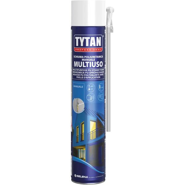 tytan schiuma poliuretanica multiuso  750 ml manuale alto rendimento