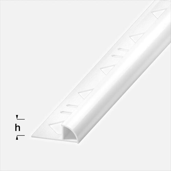 tecnomat profilo jolly tondo pvc bianco 2,5m