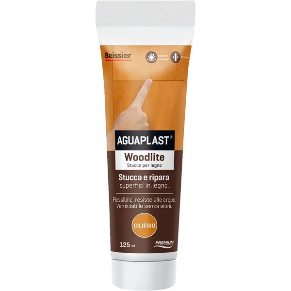 aguaplast stucco per legno woodlite  ciliegio 125 ml spessori fino a 20mm interno esterno