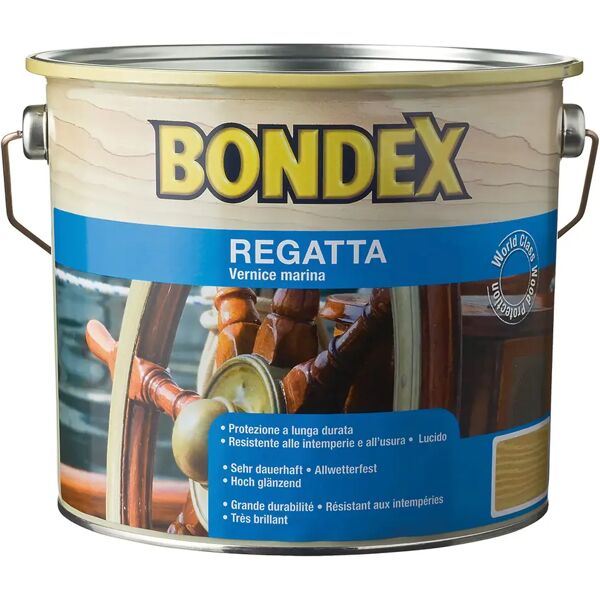 bondex vernice marina solvente  regatta  0,75 l incolore lucido pronto uso 10-12m² con 1 l