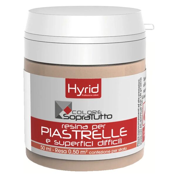 hyrid by covema resina piastrelle hyrid conchiglia 50 ml per superfici difficili 10 m²  con 1 l pronto uso