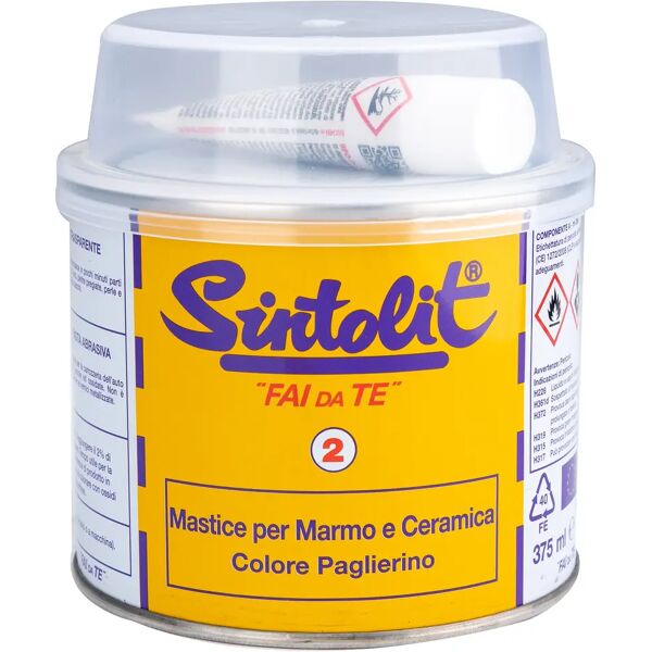 sintolit stucco marmo e ceramica  375 ml paglierino bicomponente