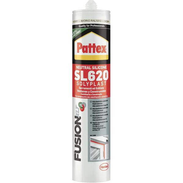 pattex silicone neutro  per serramenti avorio ral 1013 300 ml