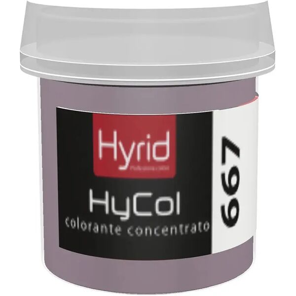 hyrid by covema colorante concentrato hycol 667 hyrid viola accento 80 ml per finiture decorative