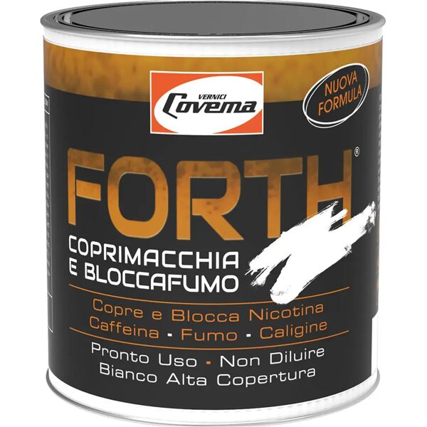 tecnomat pittura bloccafumo covema forth 0,75 l bianca a solvente super coprente 10-12 m² con 1 l