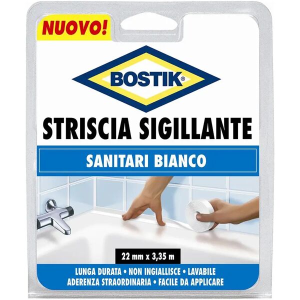 bostik striscia sigillante sanitari  bianco 22 mm x 3,35 m