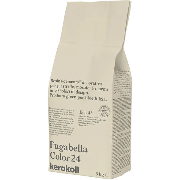 kerakoll stucco fugabella color  24 3 kg fuga 0-20 mm uso interno ed esterno