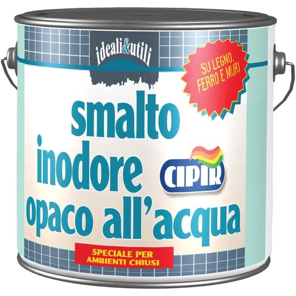 cipir smalto inodore opaco  verde bottiglia 0,75 l  8-10 m² con 1 l pronto uso