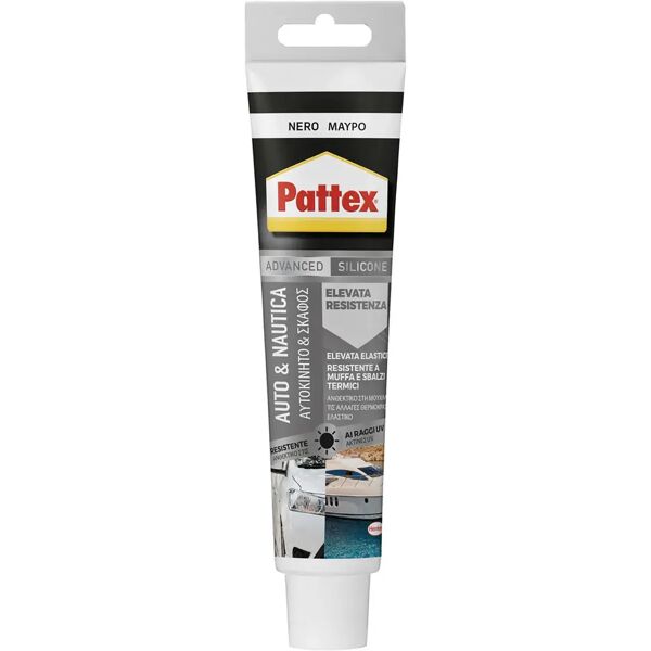 pattex silicone auto e nautica  50 ml nero