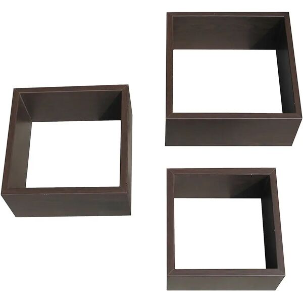 tecnomat tris cubo rovere moro34x34-30x30-26x26cm(hxl)profondita 15,5 cm