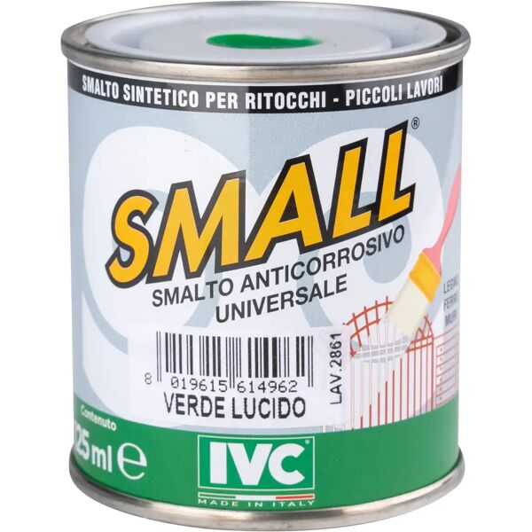 tecnomat smalto sintetico ritocco universal small verde 125 ml anticorrosivo 12m² con 1 l