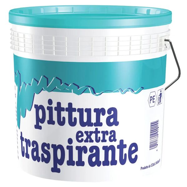 cipir pittura extra traspirante  bianca 14 l ideale bagni cucine 4-5 m² con 1 l a 2 mani