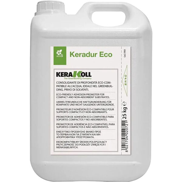 kerakoll consolidante per massetto keradur antispolvero 5 kg da dare a pennello