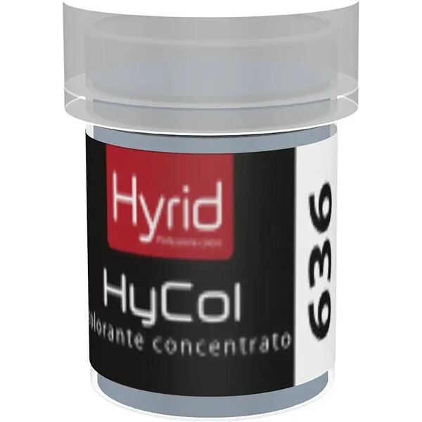 hyrid by covema colorante concentrato hycol 636 hyrid blu medio 20 ml per finiture decorative