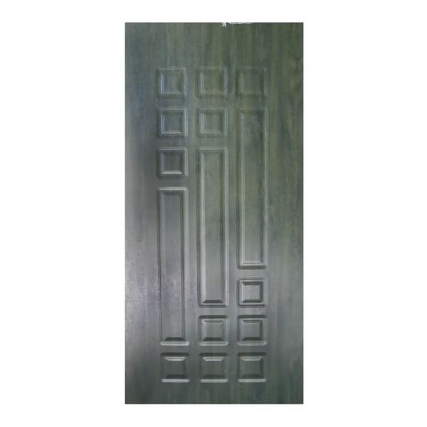 tecnomat pannello esterno in acciaio zincato filmato in pvc verde legno 220x100 cm (hxl)