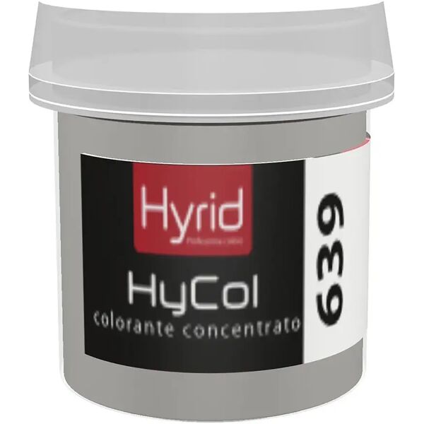 hyrid by covema colorante concentrato hycol 639 hyrid grigio medio 80 ml per finiture decorative