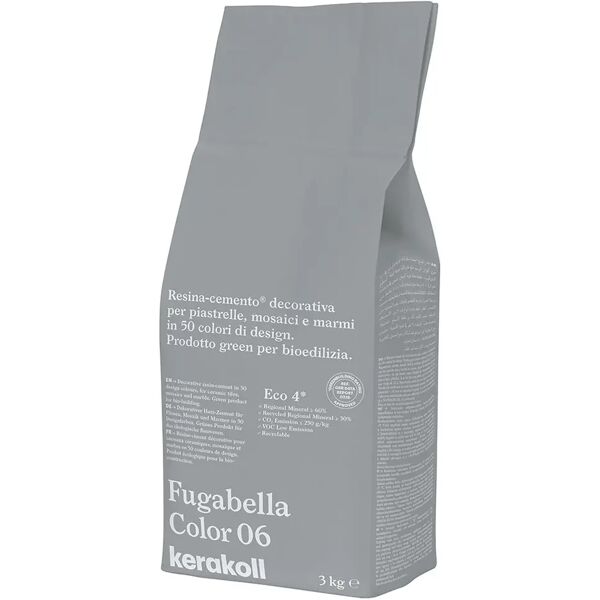 kerakoll stucco fugabella color  06 3 kg fuga 0-20 mm uso interno ed esterno