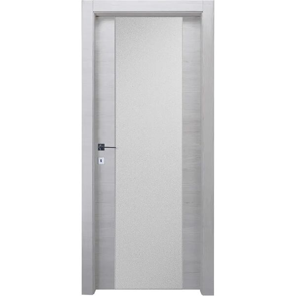 zanini porta da interno battente vetrata argenta  80x210 cm (lxh) reversibile