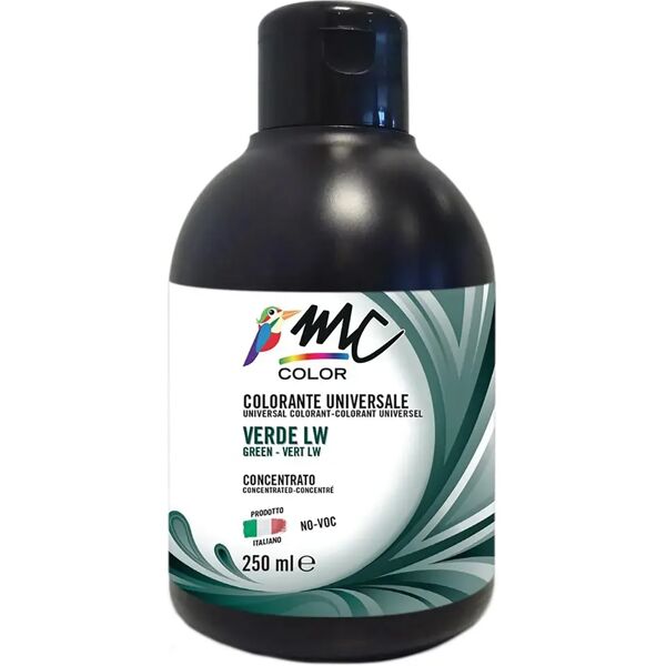 tecnomat colorante universale mc color 250 ml verde concentrato no voc