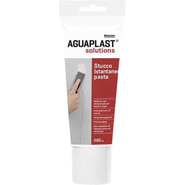 aguaplast stucco istantaneo in pasta  bianco 200 ml spessori fino a 3 mm interno esterno