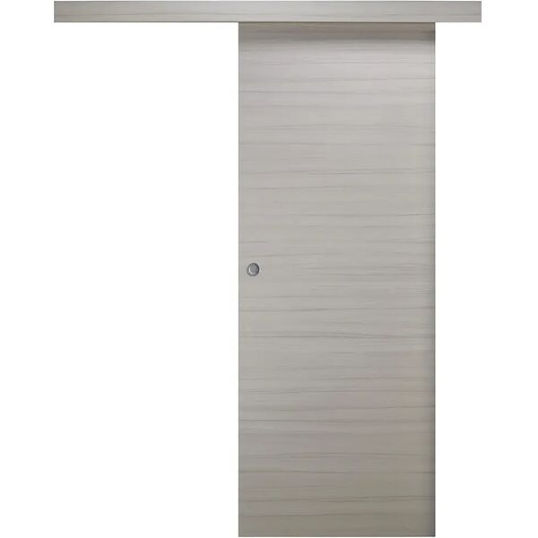 zanini porta da interno scorrevole esterno muro bea  80x210 cm (lxh) reversibile