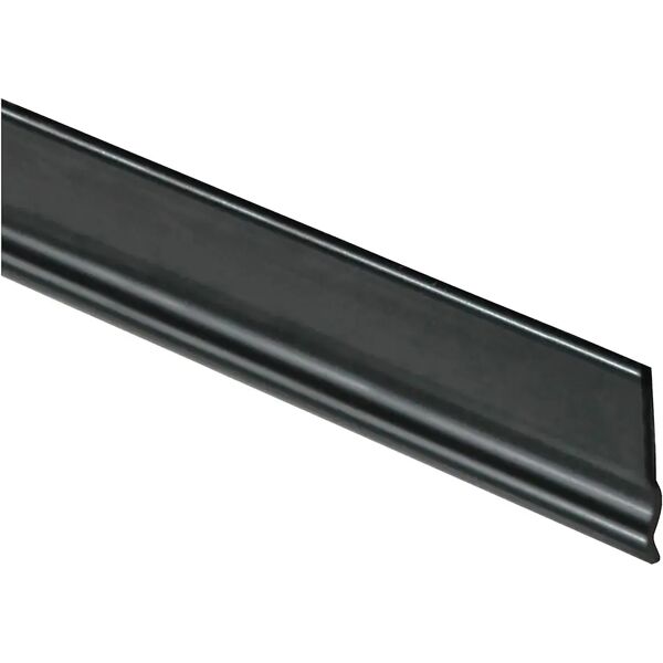 tecnomat battiscopa in pvc nero l2000xh70 mm sp 2 mm