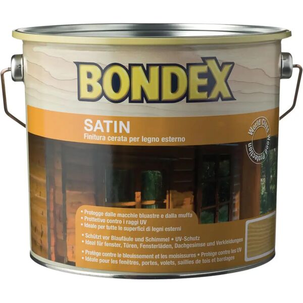 bondex finitura cerata  satin 0,75 l incolore pronto all'uso 10-15 m² con 1 l