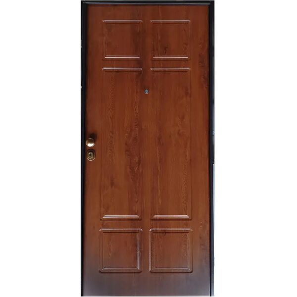 tecnomat porta blindata milano classe 3 apertura spinta a destra 210x90 cm (hxl)