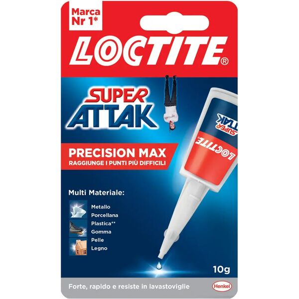 loctite colla  super attak maxi precision 10 g multimateriale