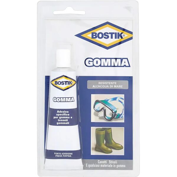 bostik colla  per gomma 50 g gomma e tessuti gommati resistente all'acqua salata