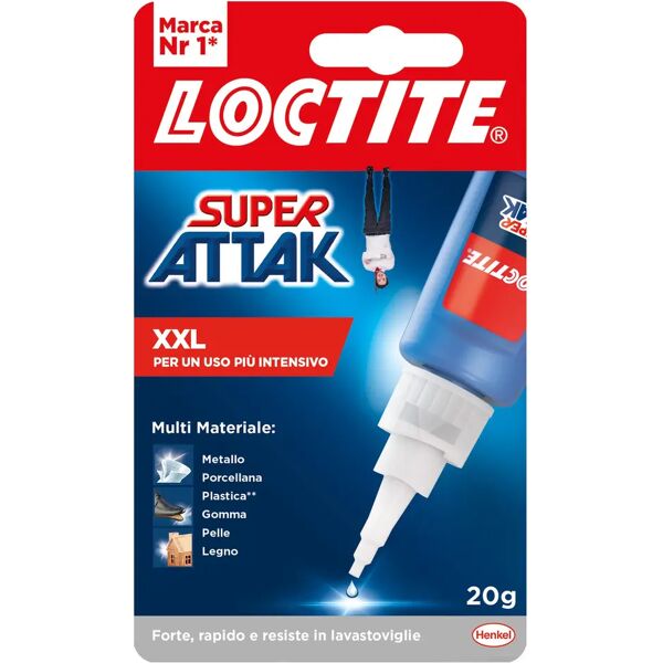 loctite super attak professional  20g adesivo liquido istantaneo per materiali diversi