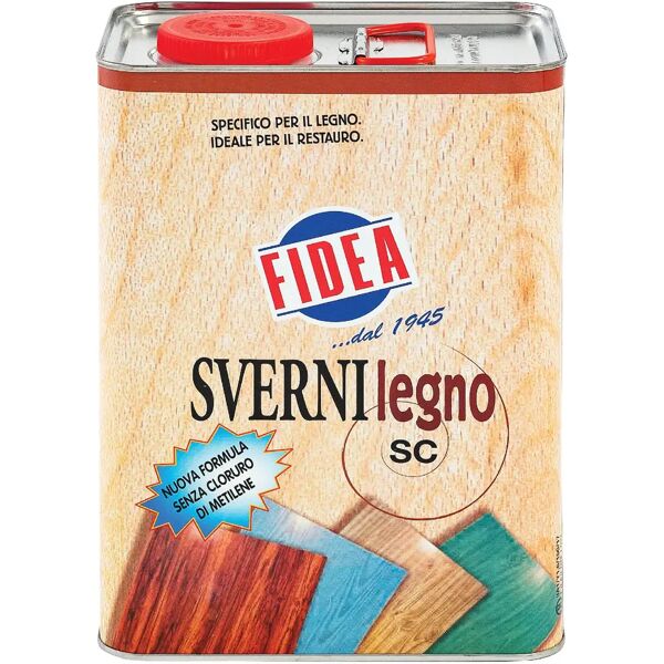 fidea sverniciatore svernilegno sc  4 l universale esterno interno pronto uso