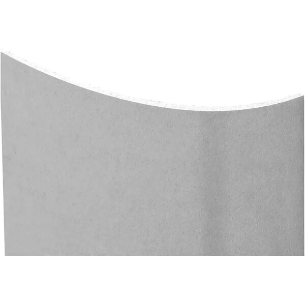 tecnomat lastra cartongesso p/elementi curvi standard ba6 120x300 cm spessore 0,6 mm