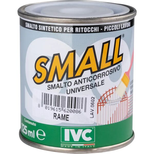 tecnomat smalto sintetico ritocco universal small color rame 125 ml anticorrosivo 12m² con 1 l